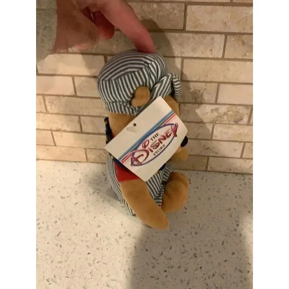 Mouseketoys Winnie the pooh choo choo pooh‎ bean bag plush b25